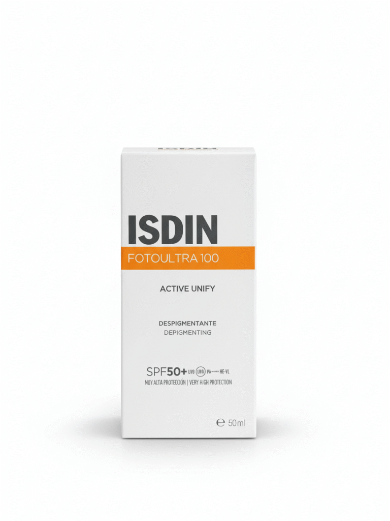 ضد آفتاب ایزدین مدل اکتیو یونیفای SPF 50+ ISDIN FOTOULTRA 100 ACTIVE UNIFY