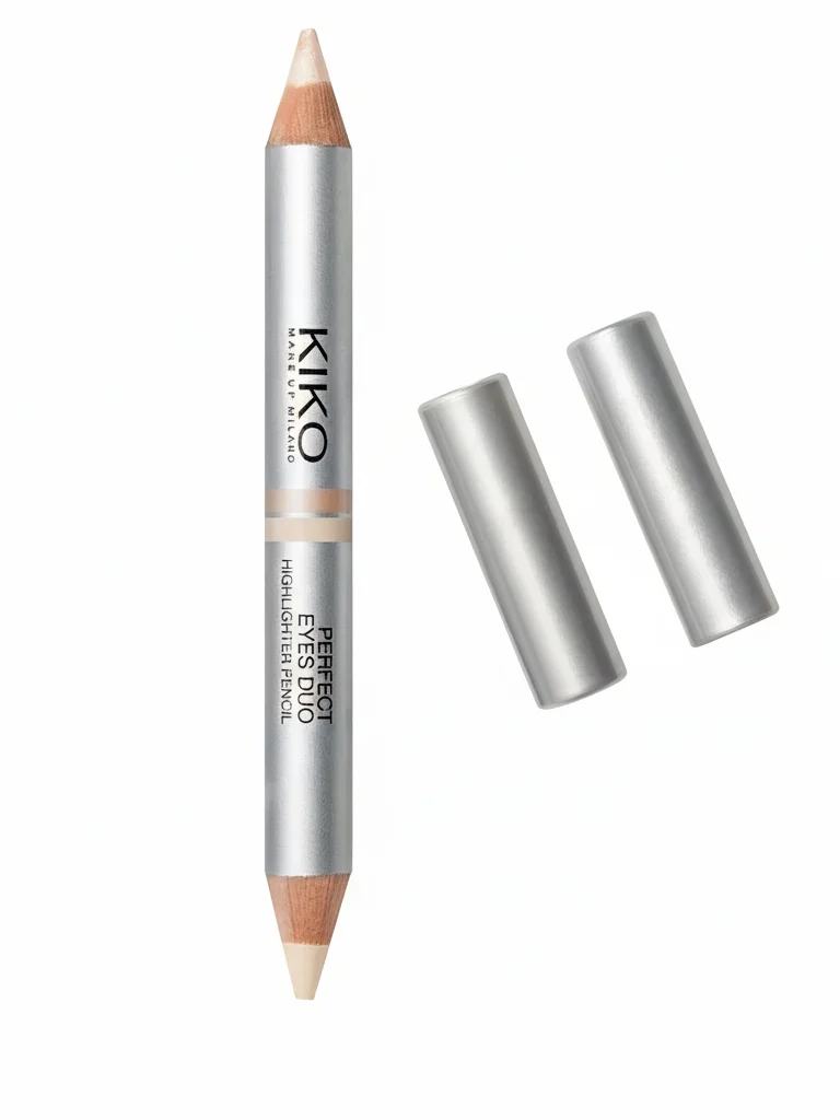 تصویر کامل محصول خط چشم مدادی دو طرفه کیکو مدل پرفکت KIKO Perfect Eyes Duo Highlighter Pencil