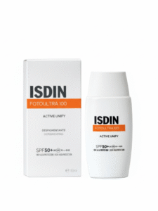 ضد آفتاب ایزدین مدل اکتیو یونیفای SPF 50+ ISDIN FOTOULTRA 100 ACTIVE UNIFY