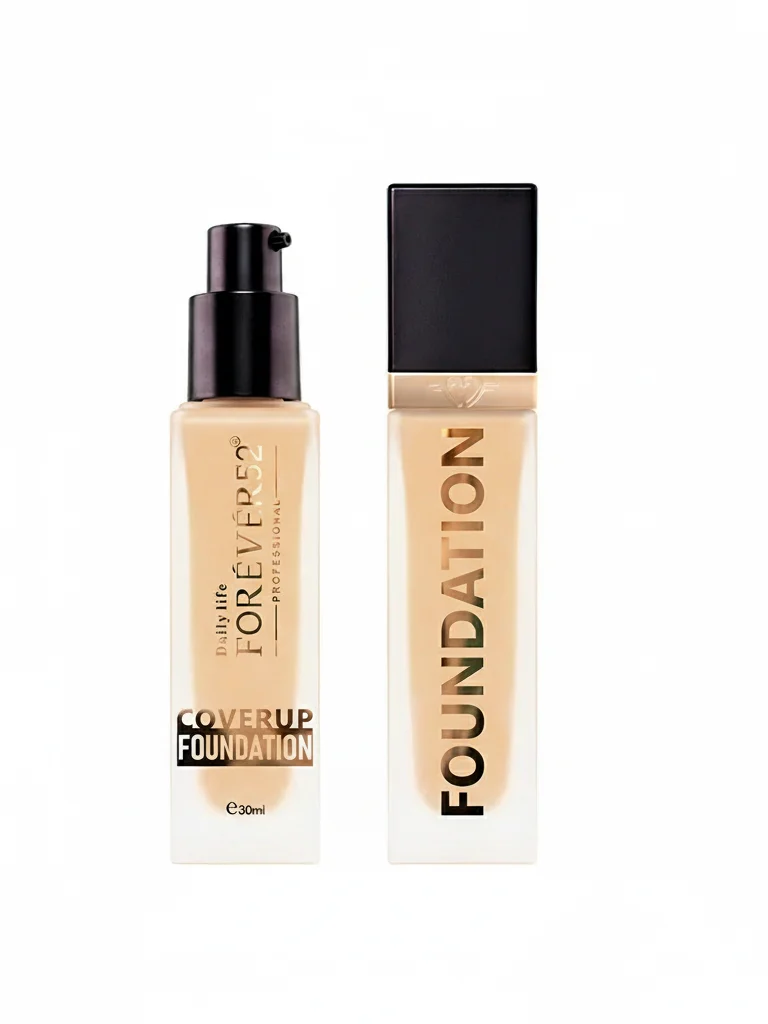 تصویر کامل محصول کرم پودر فوراور۵۲ مدل کاور آپ FOREVER52 COVERUP FOUNDATION