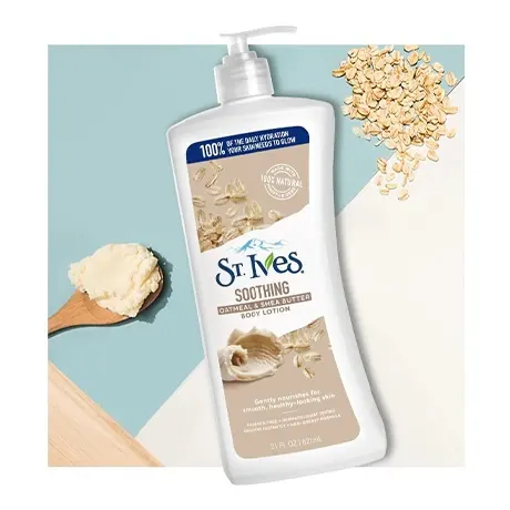 لوسیون بدن سنت ایوز حاوی جو دوسر و شی باتر
