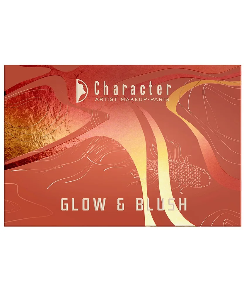 پالت هایلایتر و رژگونه کاراکتر مدل Glow & Blush