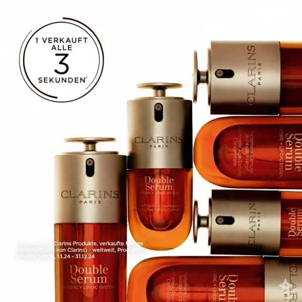 تصویر محصول دابل سرم کلارنس جوانساز پوست Clarins Double Serum – Holistic Facial Care Concentrate