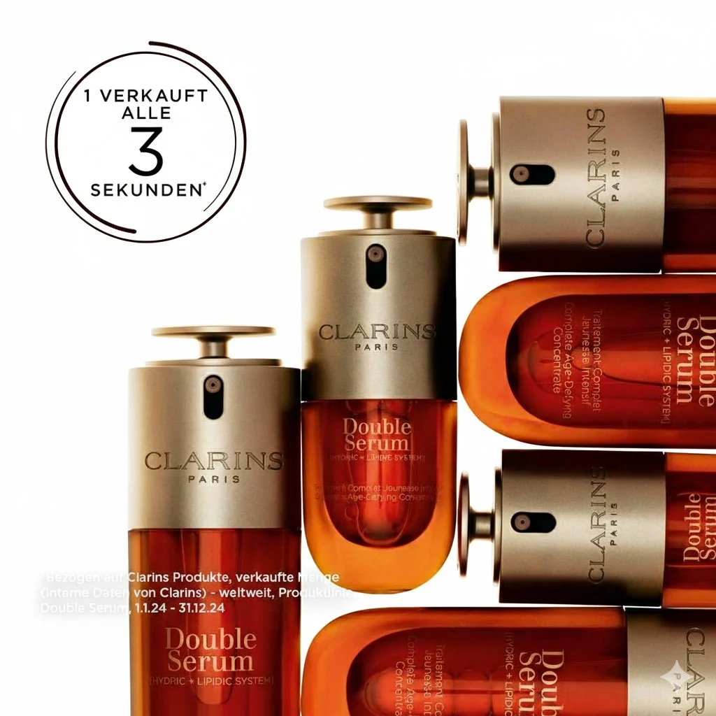 سرم جوانساز کلارنس مدل Double Serum