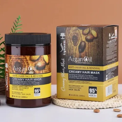 ماسک موی آرگان لایتنس مدل Anti Hair Fall & Renewal