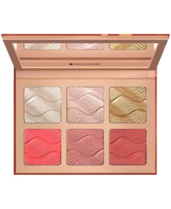 پالت هایلایتر و رژگونه کاراکتر مدل Glow & Blush