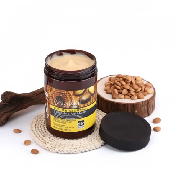 تصویر یاز محصول ماسک موی لایت نس آرگان Lightness Argan Oil Anti Hair Fall & Renewal Creamy Hair Mask