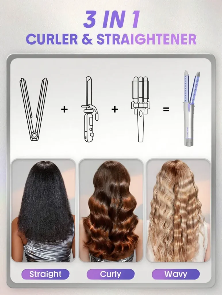 دستگاه حالت‌دهنده مو شیگلم مدل Cool Lock Airflow Styler