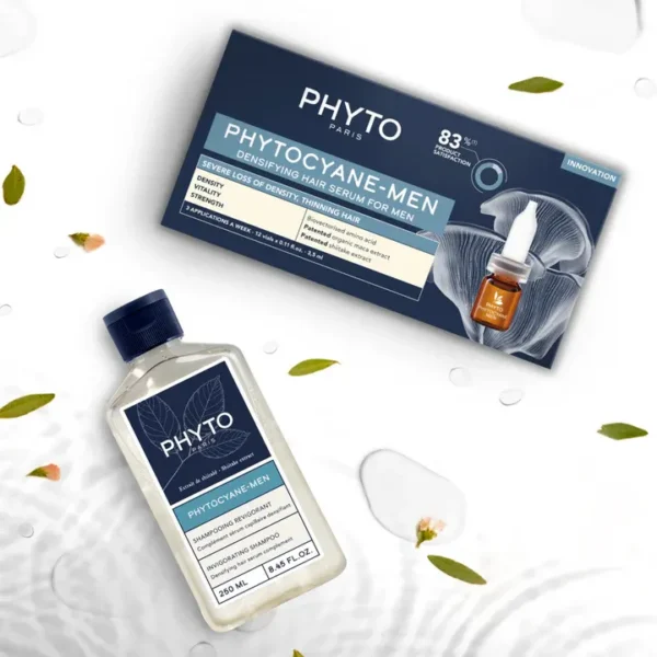 تصویر محصول شامپو تقویت‌کننده موی مردانه PHYTOCYANE Men Invigorating Shampoo Phyto