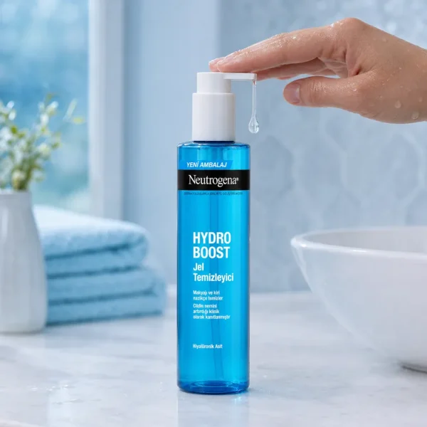 ژل شستشوی صورت نتروژینا مدل Hydro Boost حجم ۲۰۰ میلی‌لیتر