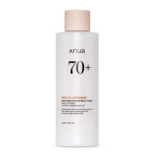 تونر آبرسان و روشن‌کننده برنج Anua Rice 70+ Ceramide ۲۵۰ میل