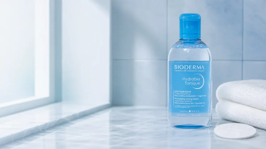 تونر آبرسان Hydrabio بایودرما در محیط مراقبت پوست
