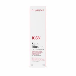 کرم پودر کلارنس مدل Skin Illusion Full Coverage حجم ۳۰ میلی‌لیتر