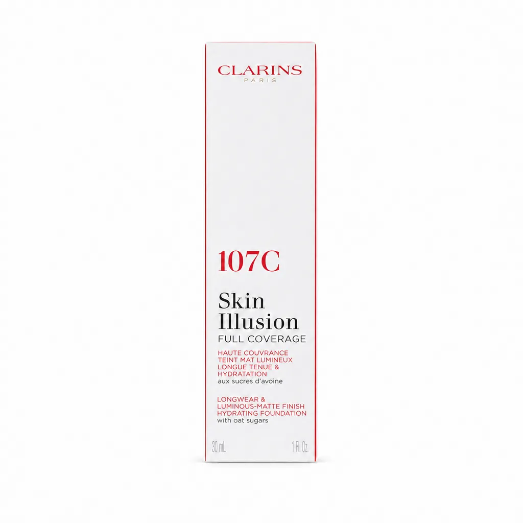 کرم پودر کلارنس مدل Skin Illusion Full Coverage حجم ۳۰ میلی‌لیتر