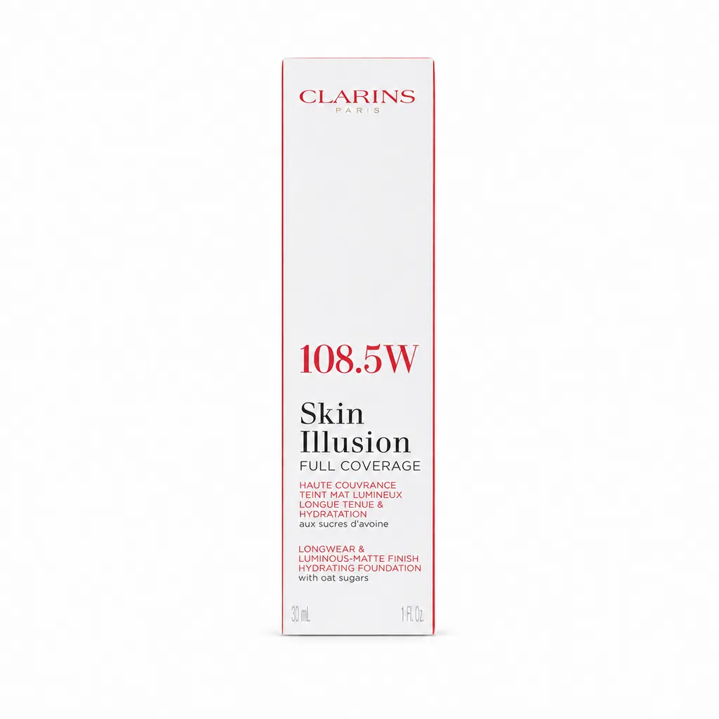 کرم پودر کلارنس مدل Skin Illusion Full Coverage حجم ۳۰ میلی‌لیتر