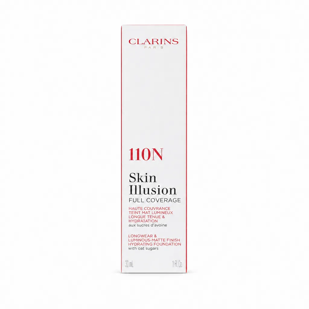 کرم پودر کلارنس مدل Skin Illusion Full Coverage حجم ۳۰ میلی‌لیتر