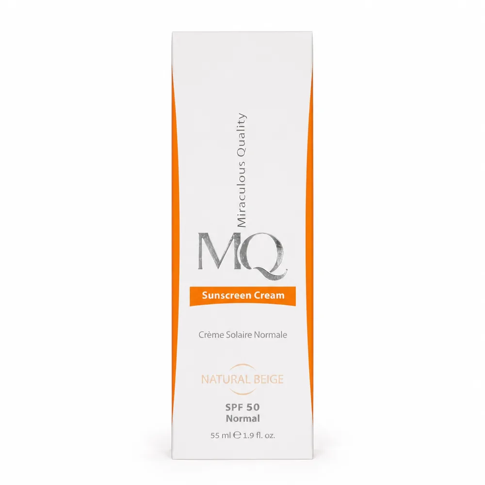 ضد آفتاب رنگی MQ SPF 50 بژ طبیعی