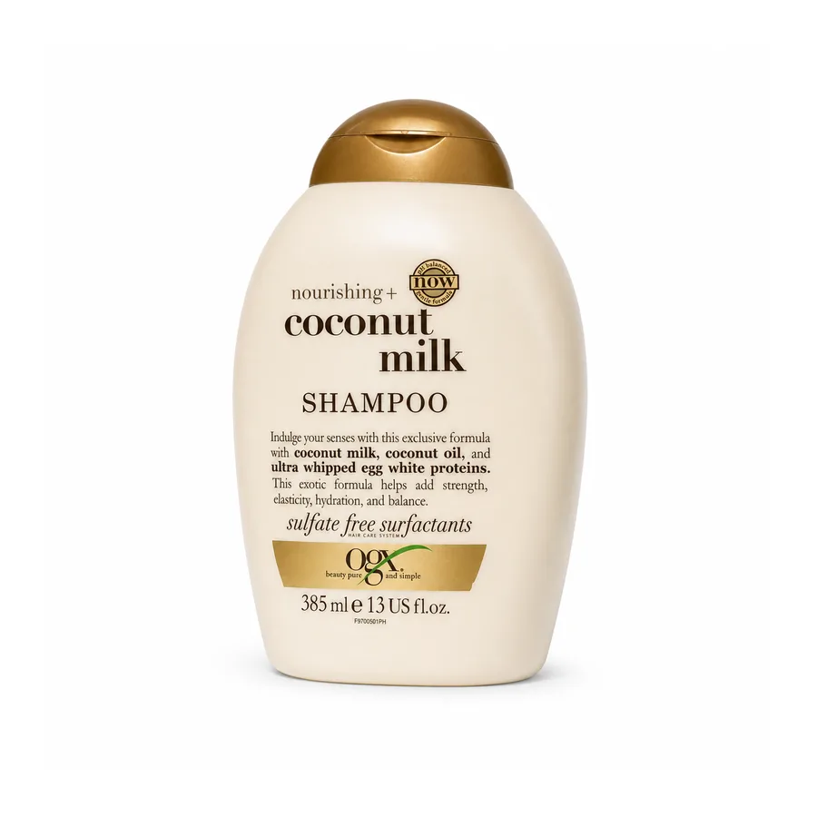 شامپو او جی ایکس مدل Nourishing + Coconut Milk حجم ۳۸۵ میلی‌لیتر