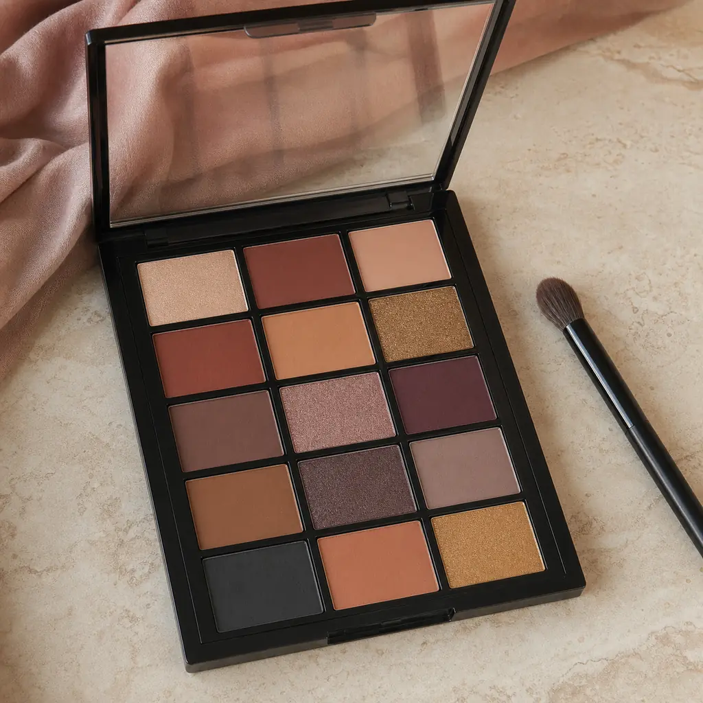 پالت سایه چشم ۱۵ رنگ رولوشن مدل Reloaded Velvet Rose