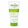 ژل شستشوی صورت پوست خشک و حساس سیمپل مدل Moisturising Facial Wash حجم 150 میلی‌لیتر