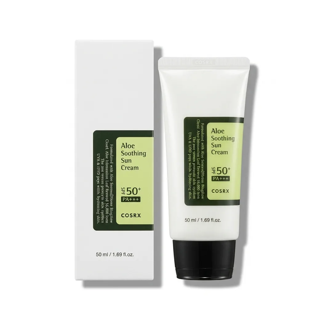 کرم ضد آفتاب آلوئه COSRX مدل Aloe Soothing Sun Cream SPF50+ PA+++ حجم ۵۰ میلی‌لیتر