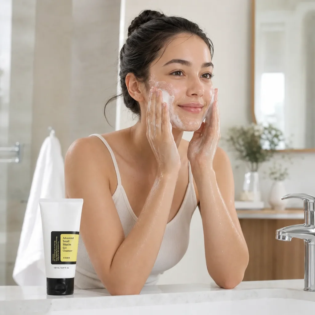ژل شست‌وشوی صورت حلزون کوزارکس COSRX Advanced Snail Mucin Gel Cleanser حجم ۱۵۰ میلی‌لیتر