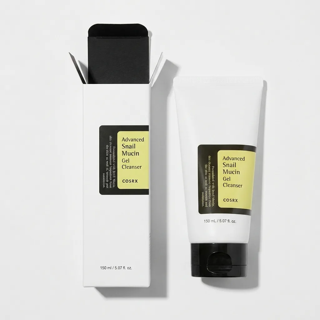ژل شست‌وشوی صورت حلزون کوزارکس COSRX Advanced Snail Mucin Gel Cleanser حجم ۱۵۰ میلی‌لیتر