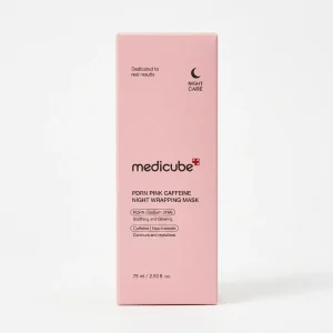 ماسک شب پیل‌آف مدیکیوب مدل PDRN Pink Caffeine حجم ۷۵ میلی‌لیتر