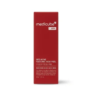 سرم لایه‌بردار یک‌دقیقه‌ای مدیکیوب مدل Red Acne Succinic Acid Peel وزن ۴۰ گرم
