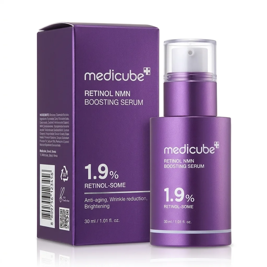 سرم رتینول و NMN مدیکیوب مدل Retinol NMN Boosting Serum حجم ۳۰ میلی‌لیتر