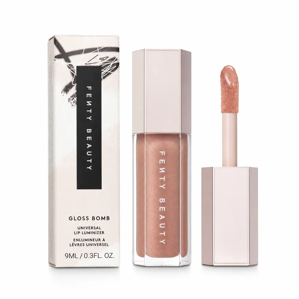 لیپ گلاس Gloss Bomb Universal Lip Luminizer فنتی بیوتی حجم ۹ میلی‌لیتر