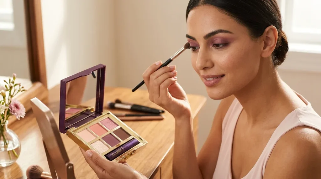 بررسی پالت سایه و ریمل تارت Lights Camera Lashes Vanity Palette