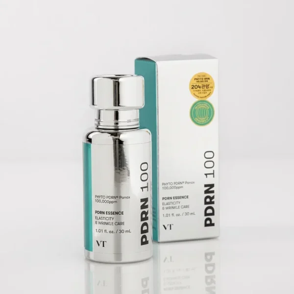اسنس آبرسان و تقویت‌کننده خاصیت ارتجاعی VT مدل PDRN Essence 100 حجم ۳۰ میلی‌لیتر