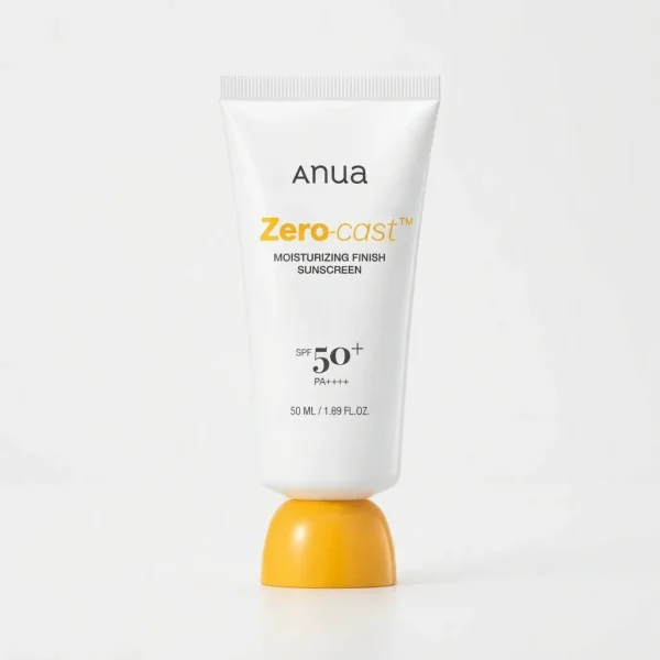 ضدآفتاب مرطوبکننده بدون رد سفید آنوا Zero-Cast SPF50+ حجم ۵۰ میلیلیتر