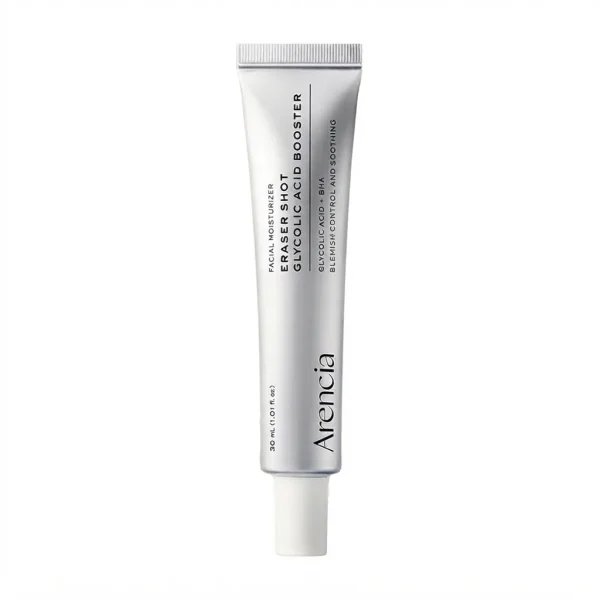 بوستر لایه‌بردار آرنسیا مدل Eraser Shot Glycolic Acid حجم ۳۰ میلی‌لیتر