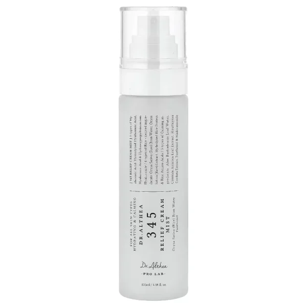 میست آبرسان و تسکیندهنده دکتر آلتیا مدل 345 Relief Cream Mist حجم ۱۰۰ میلیلیتر