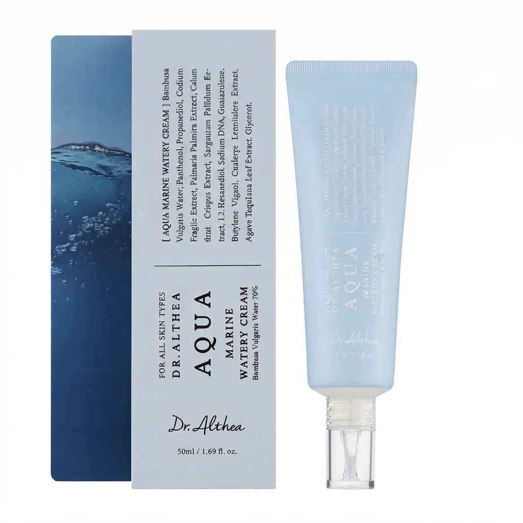 کرم آبرسان دکتر آلتیا مدل Aqua Marine Watery Cream حجم ۵۰ میلی‌لیتر