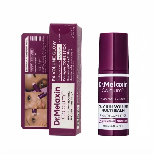 استیک بالم دکترملکسین Calcium EX Volume Glow همراه جعبه بنفش