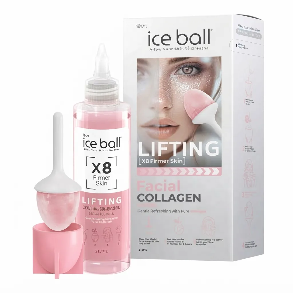 ژل آبرسان و گوی یخی کلاژن آیس بال مدل Facial Collagen Lifting حجم ۲۱۲ میلی‌لیتر