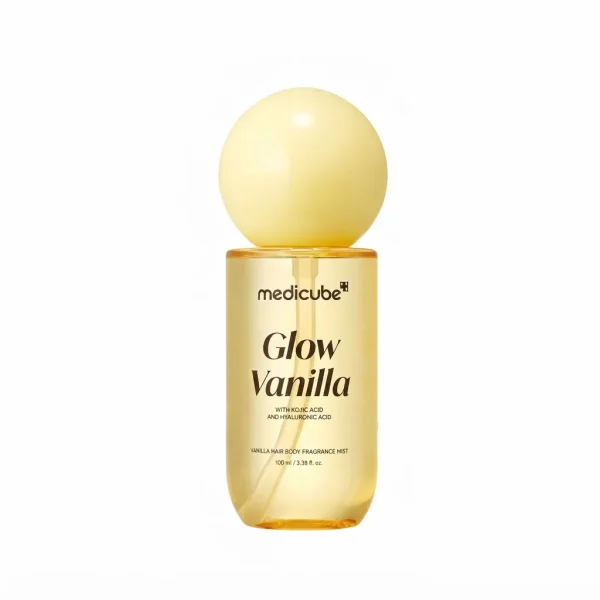 میست خوشبوکننده مو و بدن مدیکیوب مدل Glow Vanilla حجم ۱۰۰ میلی‌لیتر