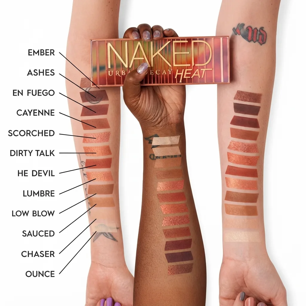 پالت سایه چشم اربن دیکی مدل Naked Heat