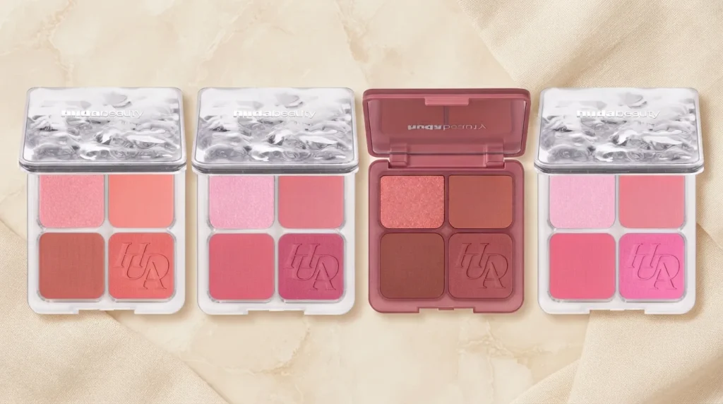 راهنمای انتخاب چهار شید پالت رژگونه Blush Filter هدی بیوتی
