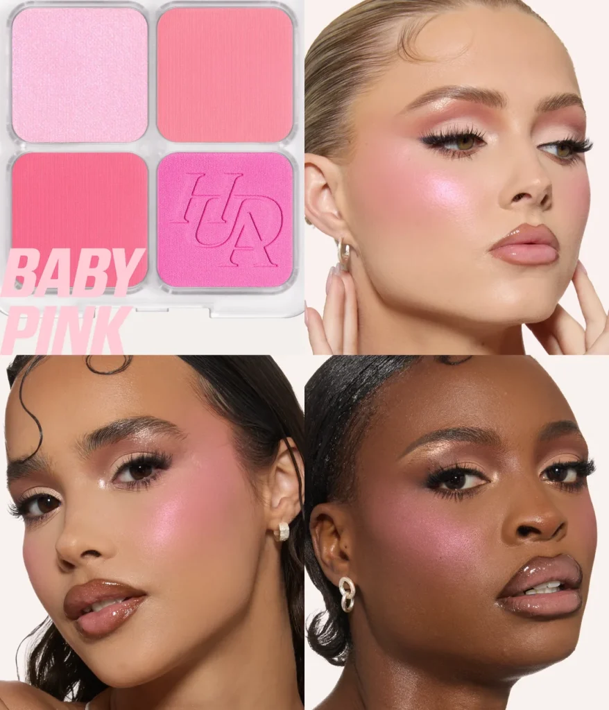 پالت رژگونه هدی بیوتی مدل Blush Filter Blurring Blushlighters
