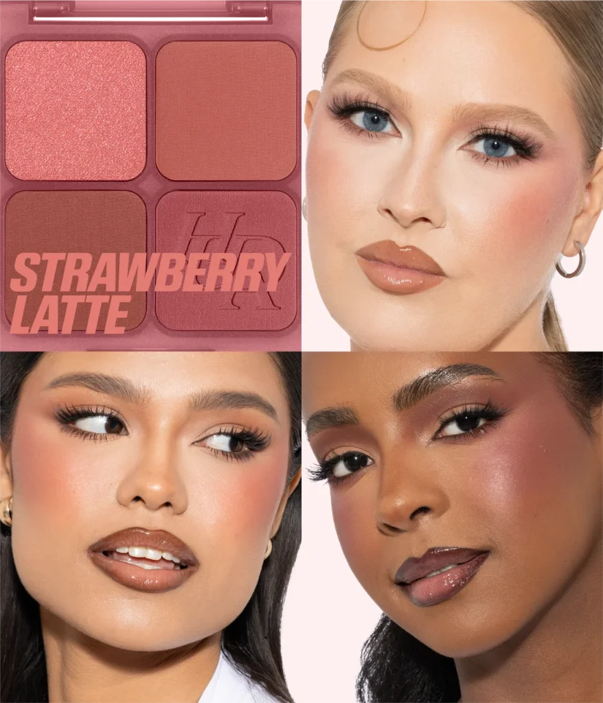 پالت رژگونه هدی بیوتی مدل Blush Filter Blurring Blushlighters