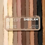 پالت سایه چشم ۹ رنگ شیگلم مدل Desert Hues با رنگ‌های گرم